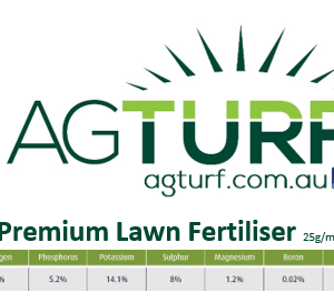 AGTurf Premium Fertiliser 2.5kg